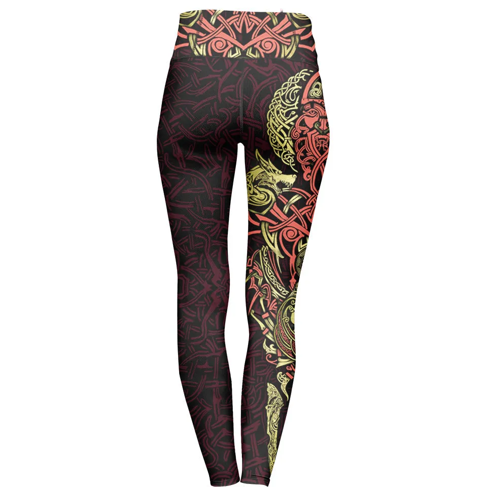 War Raven High Waisted Leggings