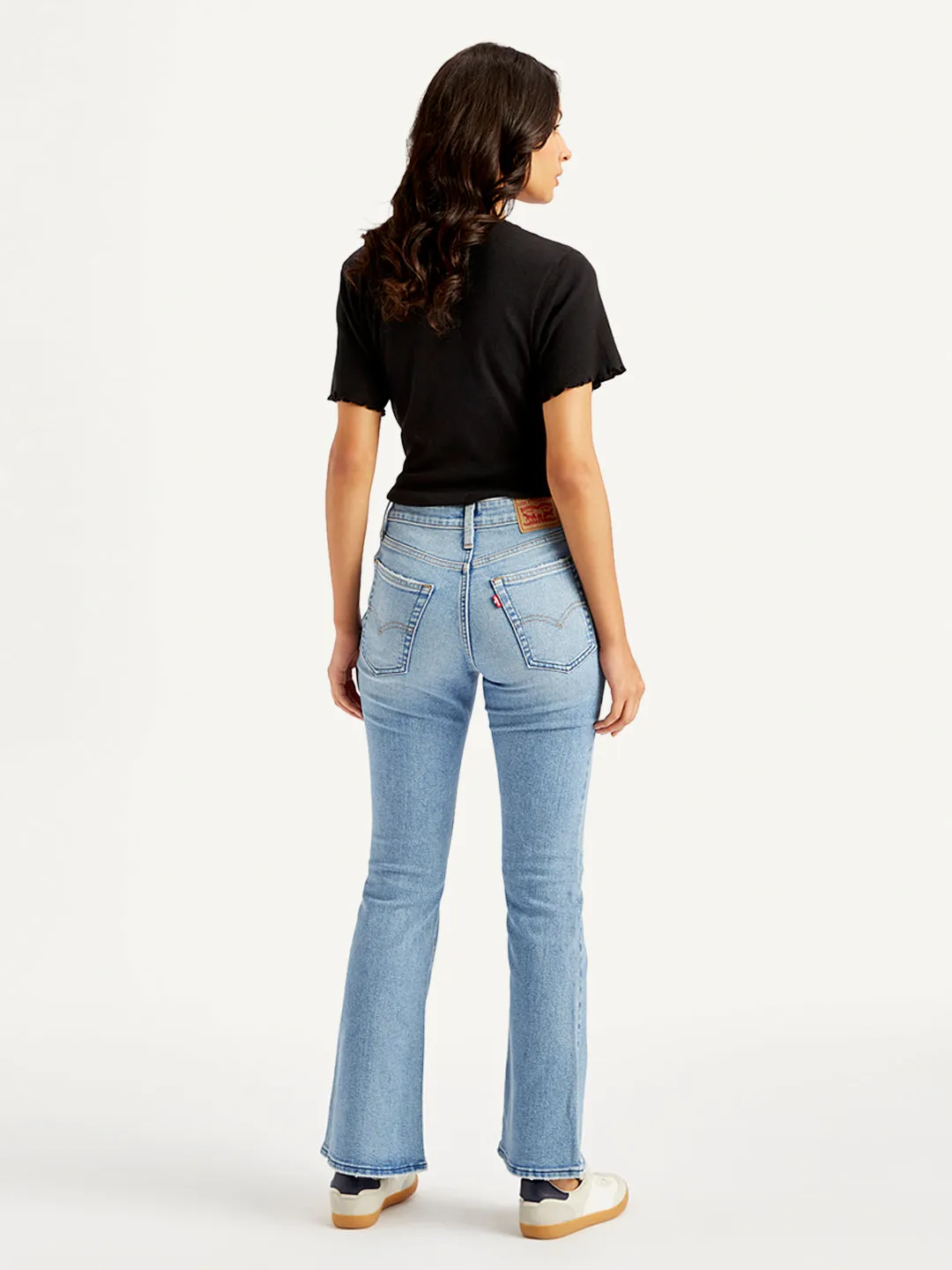 Women's High Rise 726 Flared Fit Light Blue Jeans