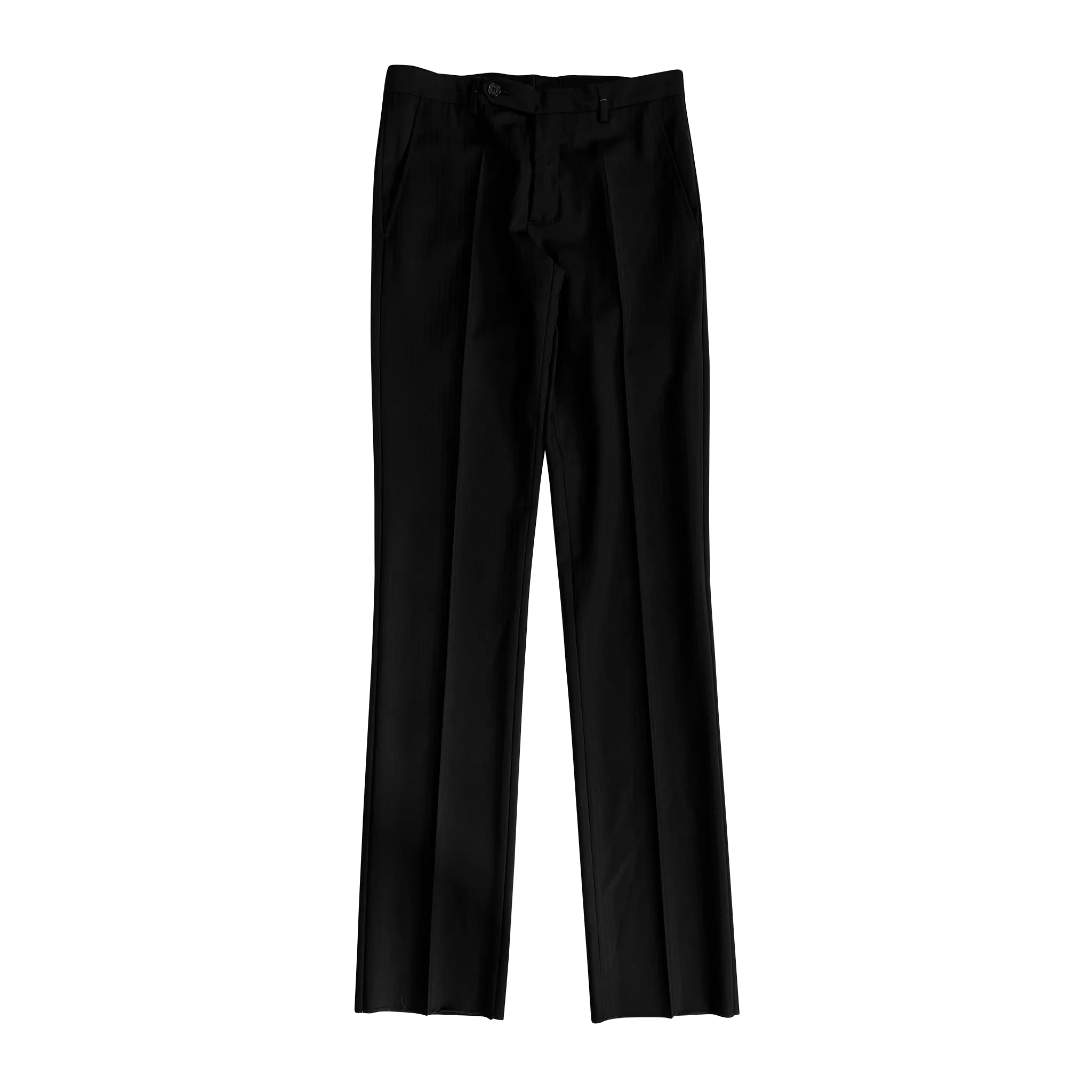 Wool Pleated Trousers