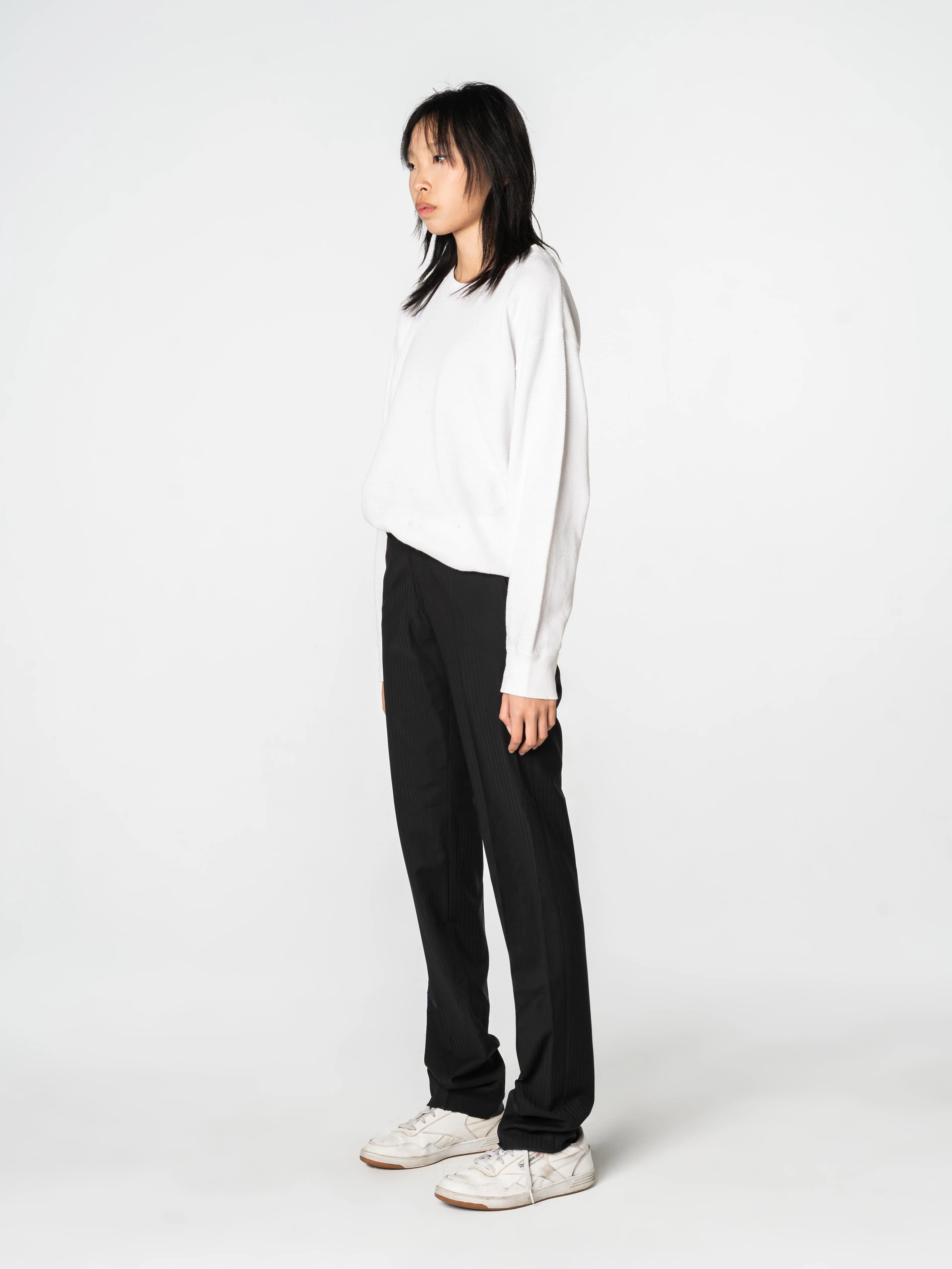 Wool Pleated Trousers